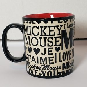 Mickey Mouse “I Love You” Disney Coffee Mug